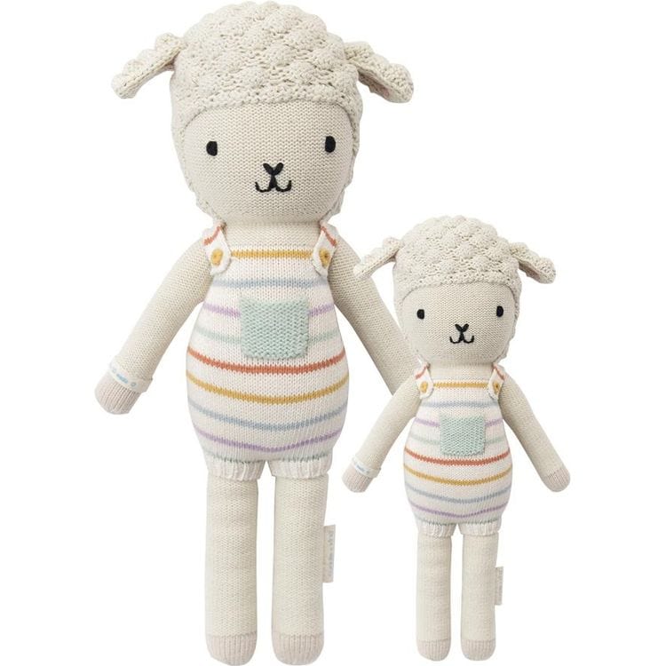 Little 13" Avery the Lamb Hand-Knit Doll