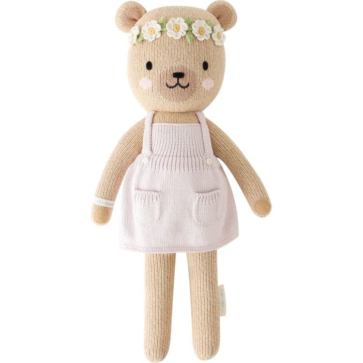 Regular 20" Olivia the Honey Bear Hand-Knit Doll