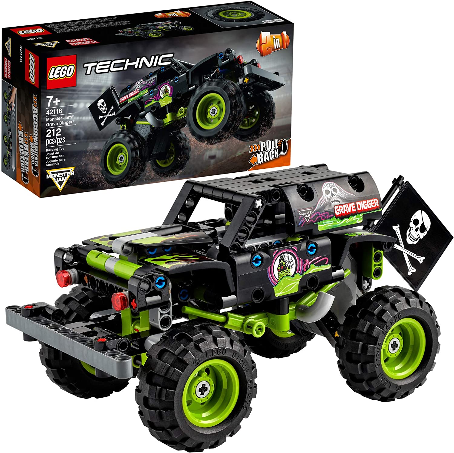 42118 Monster Jam Grave Digger (Certified Complete) (Retired)