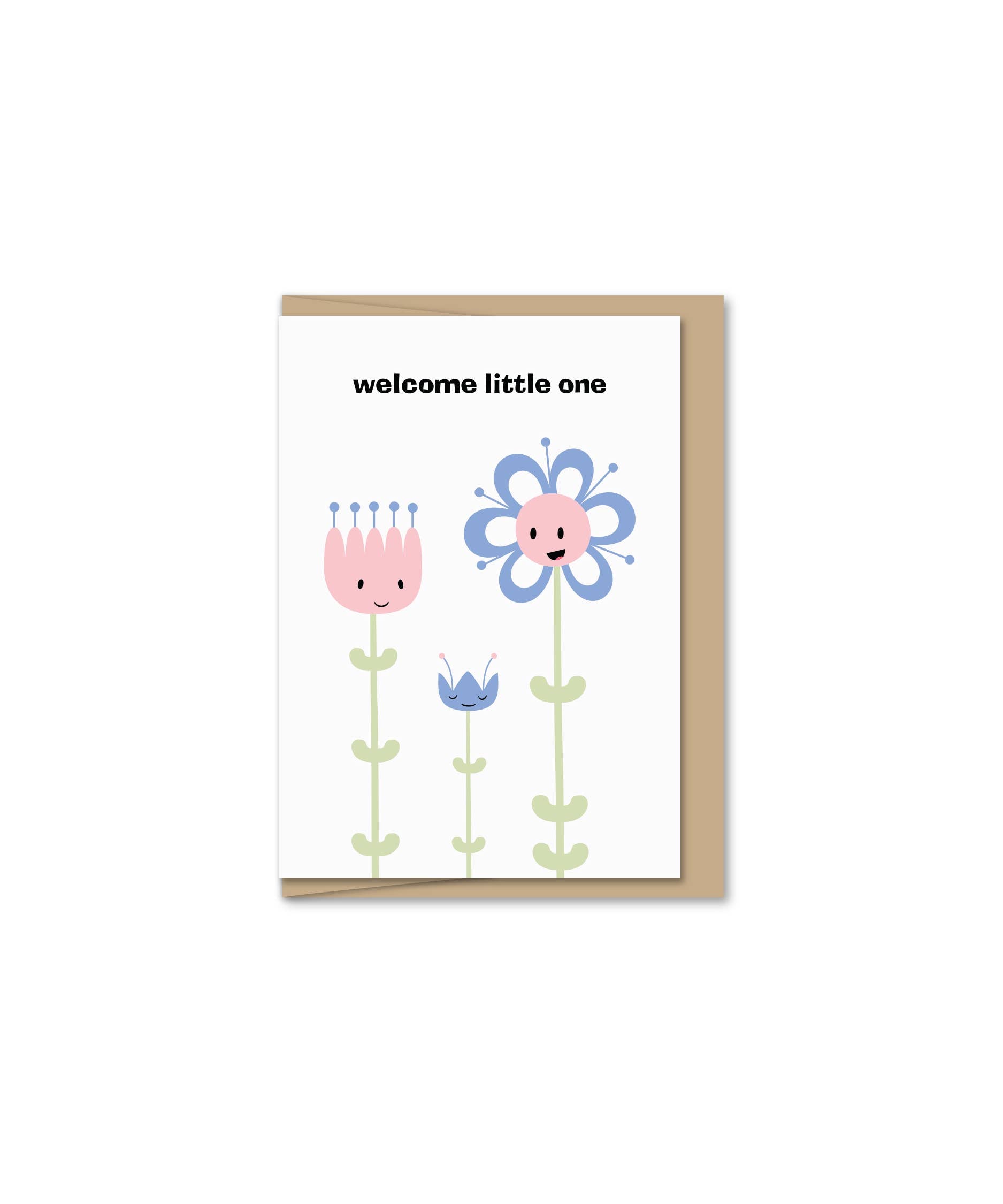 Mini Little One Baby Congratulations Card