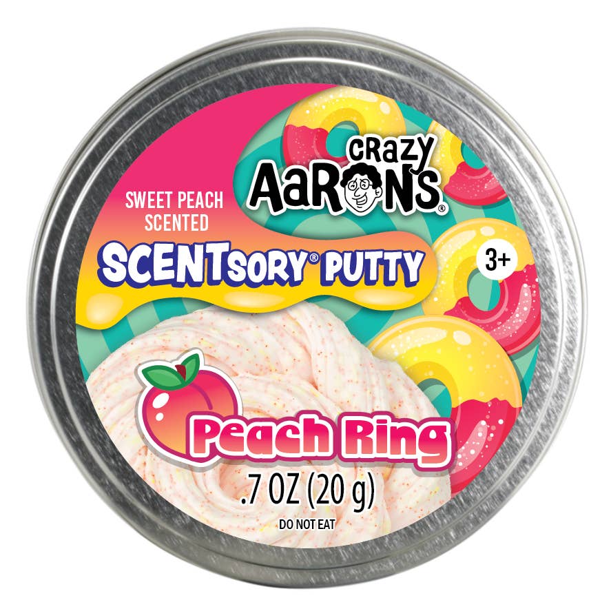Crazy Aaron's Candy Craze Scentsory Putty Tin- Peach Ring