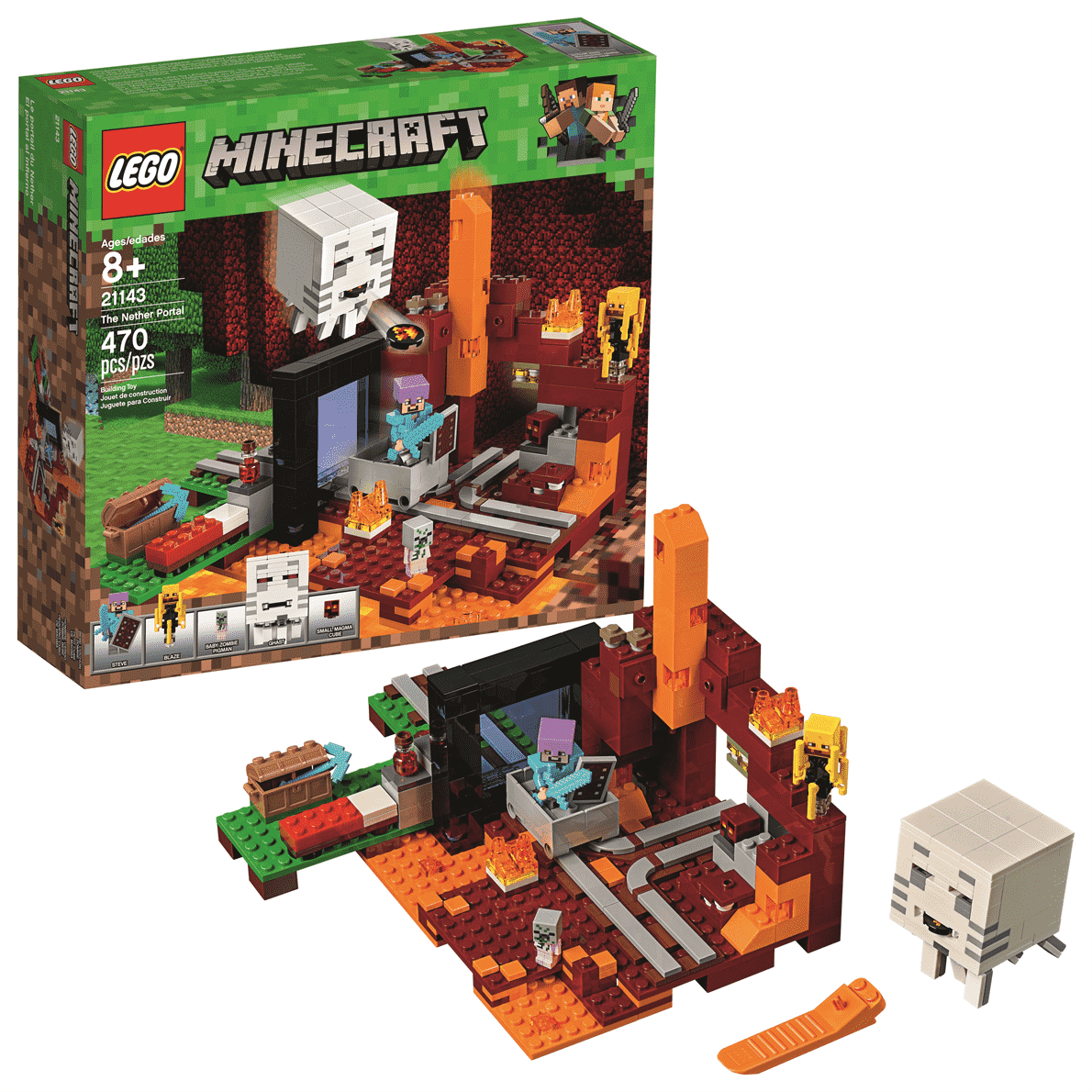 21143 The Nether Portal - Certified (used) in plain white box - Retired