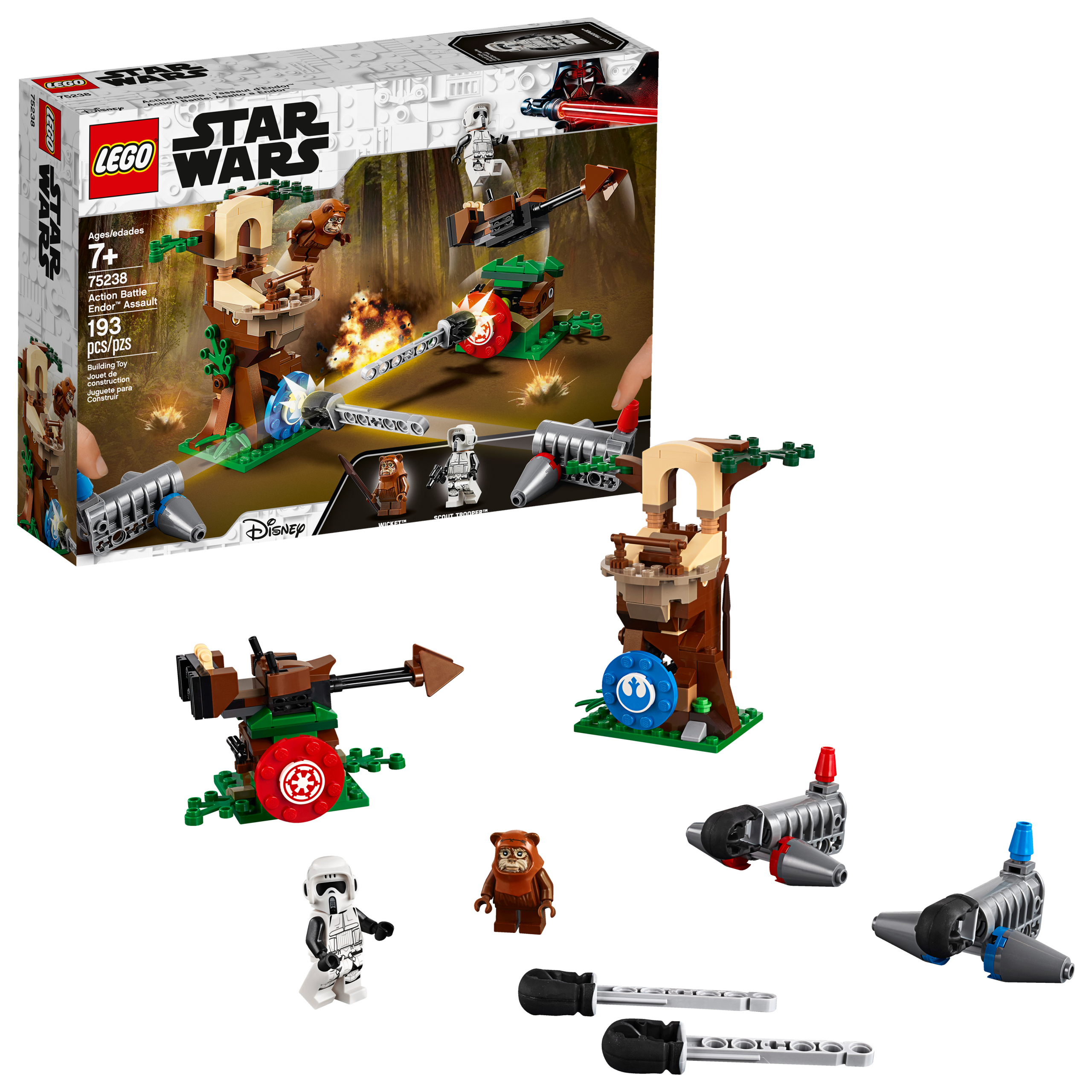 75238 Action Battle Endor Assault, retired, certified in original box, used