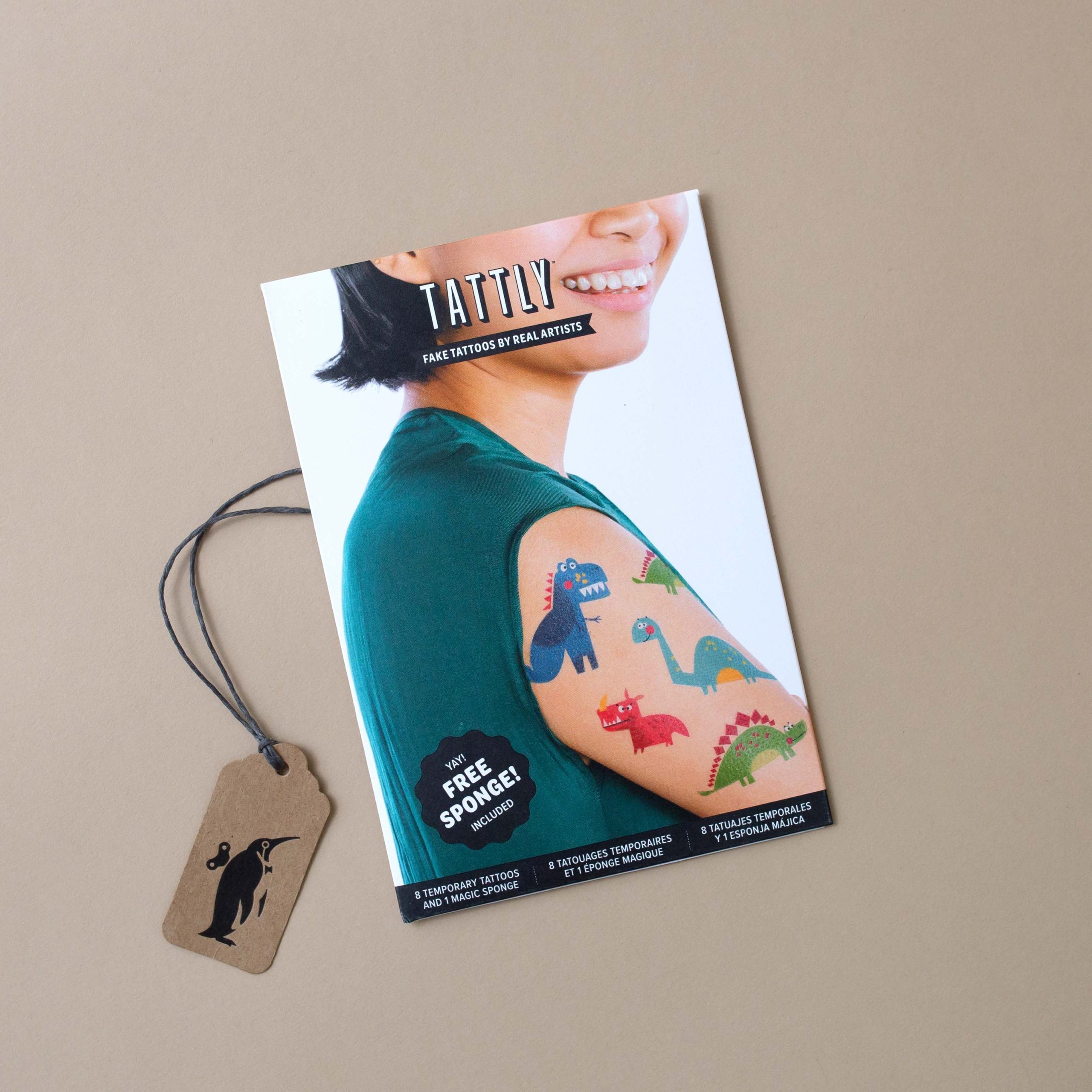 Dino Friends Temporary Tattoo Set