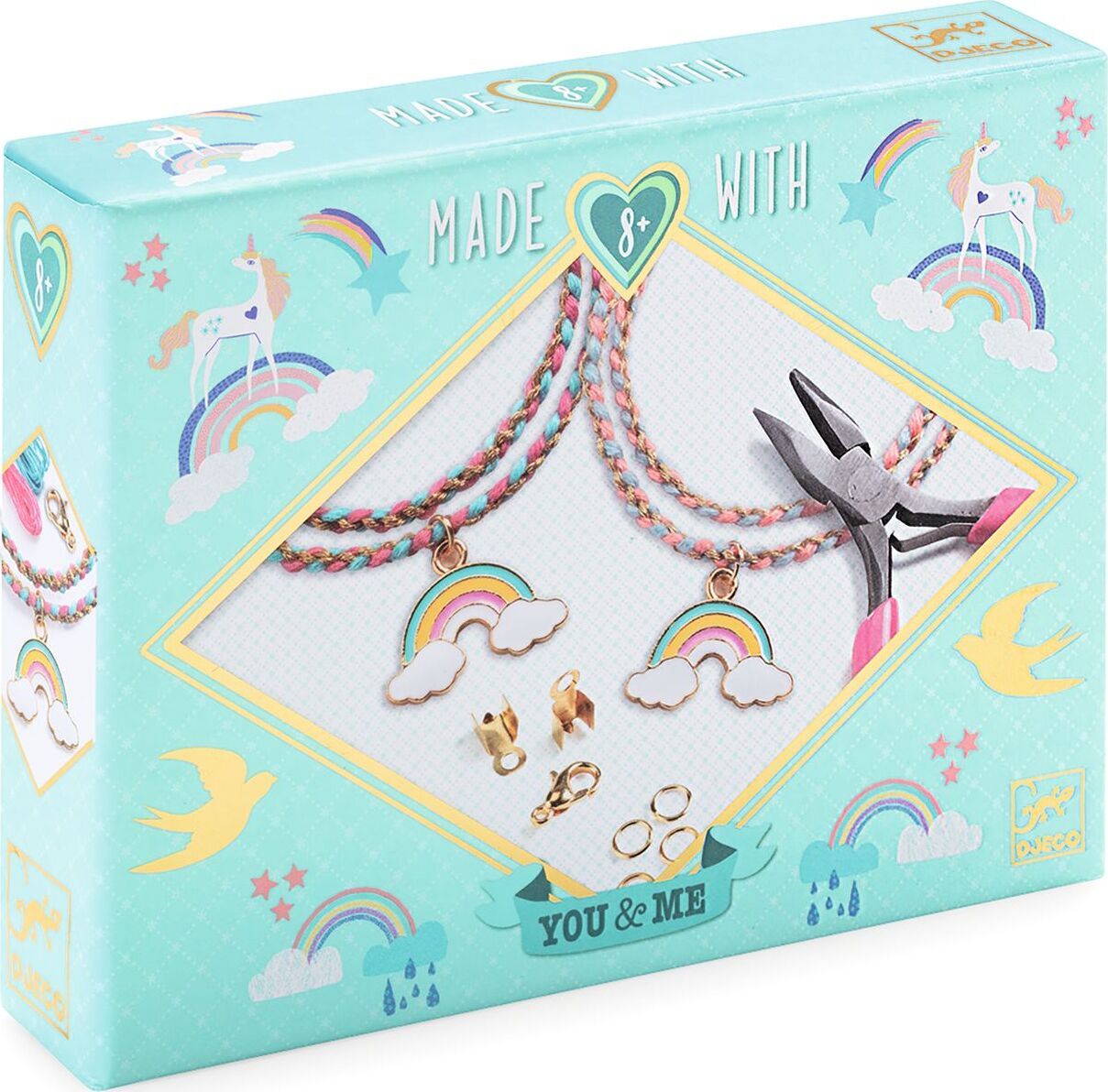 LGA Beads & Jewelry Rainbow Kumihimo