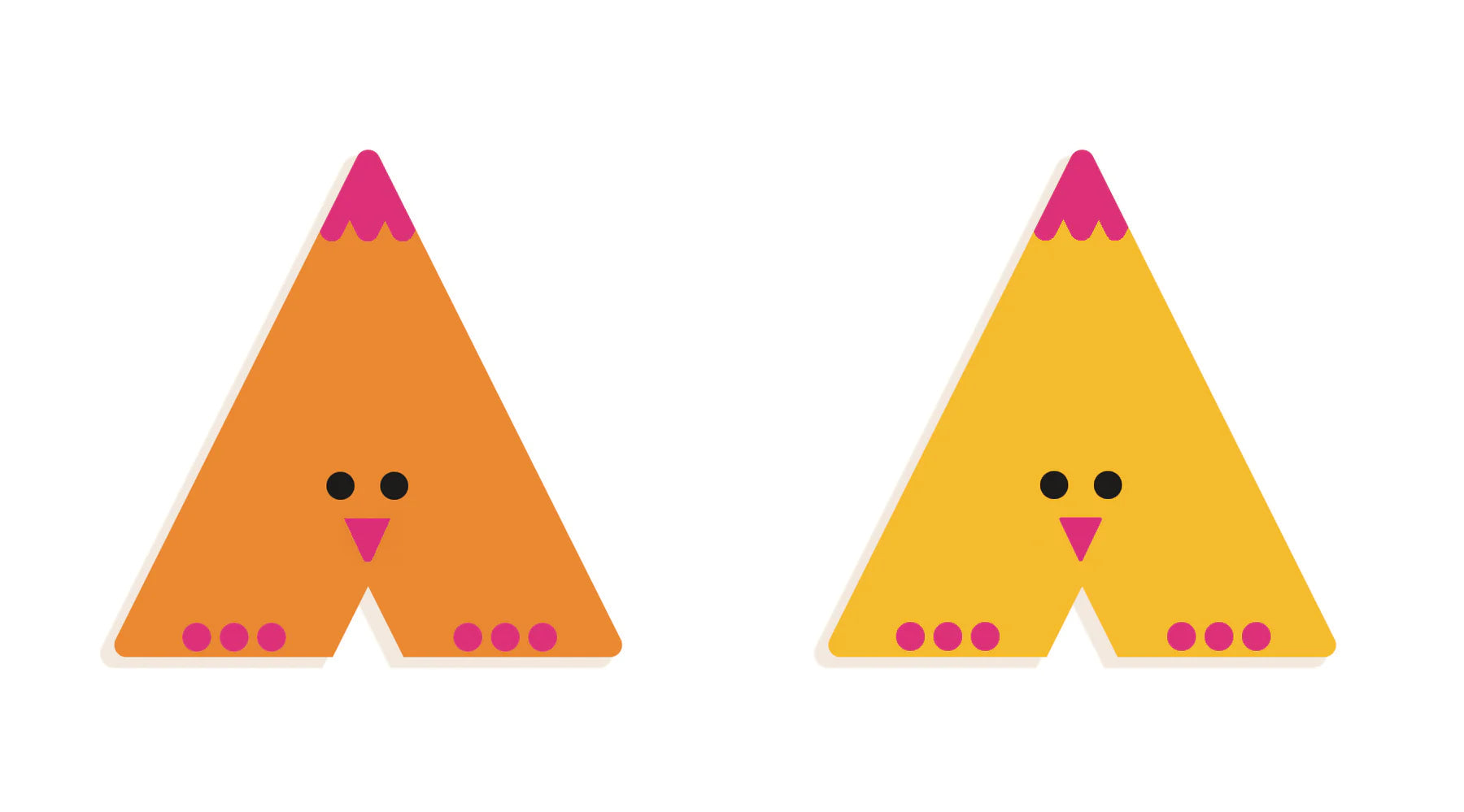 Wood Letters Graphic Animal - A