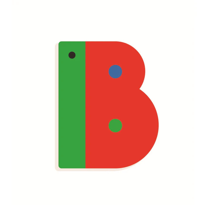 Wood Letters Graphic Animal - B