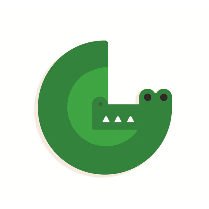 Wood Letters Graphic Animal - G
