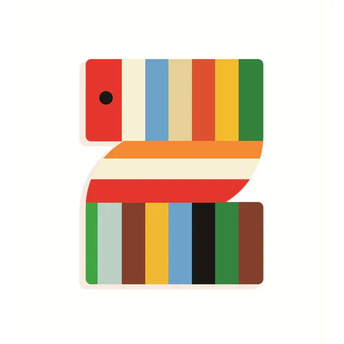 Wood Letters Graphic Animal - Z