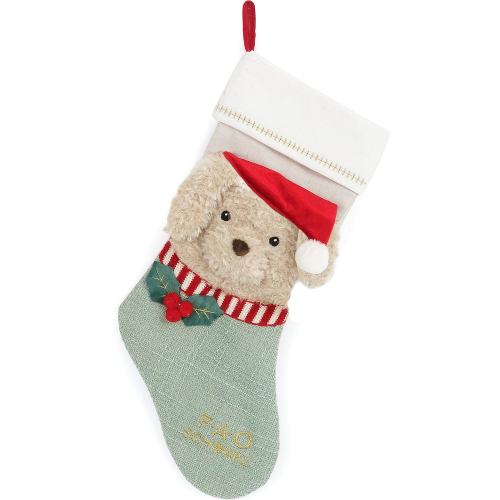 Merry Puppy Stocking