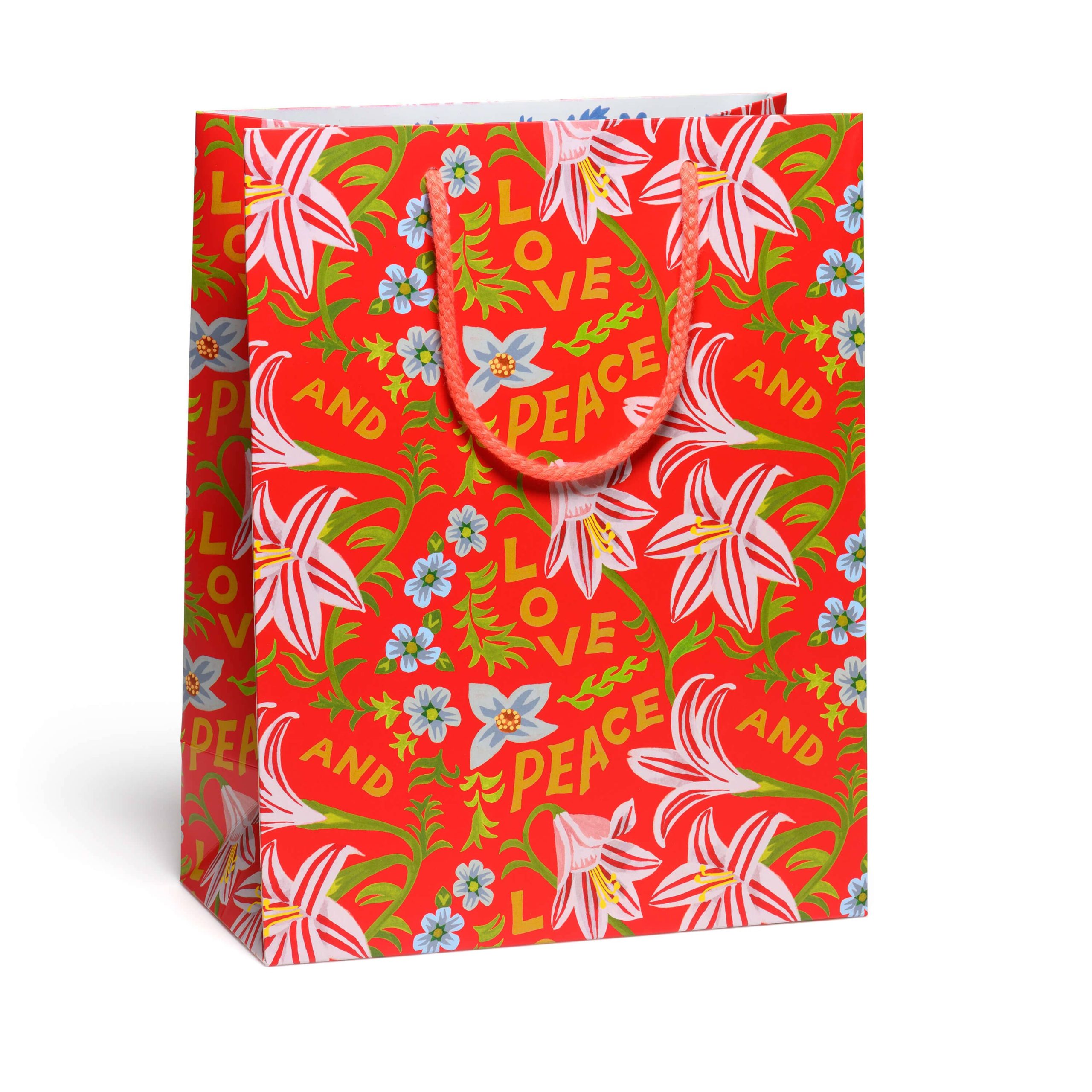 Peace and Love Amaryllis gift bags: Large