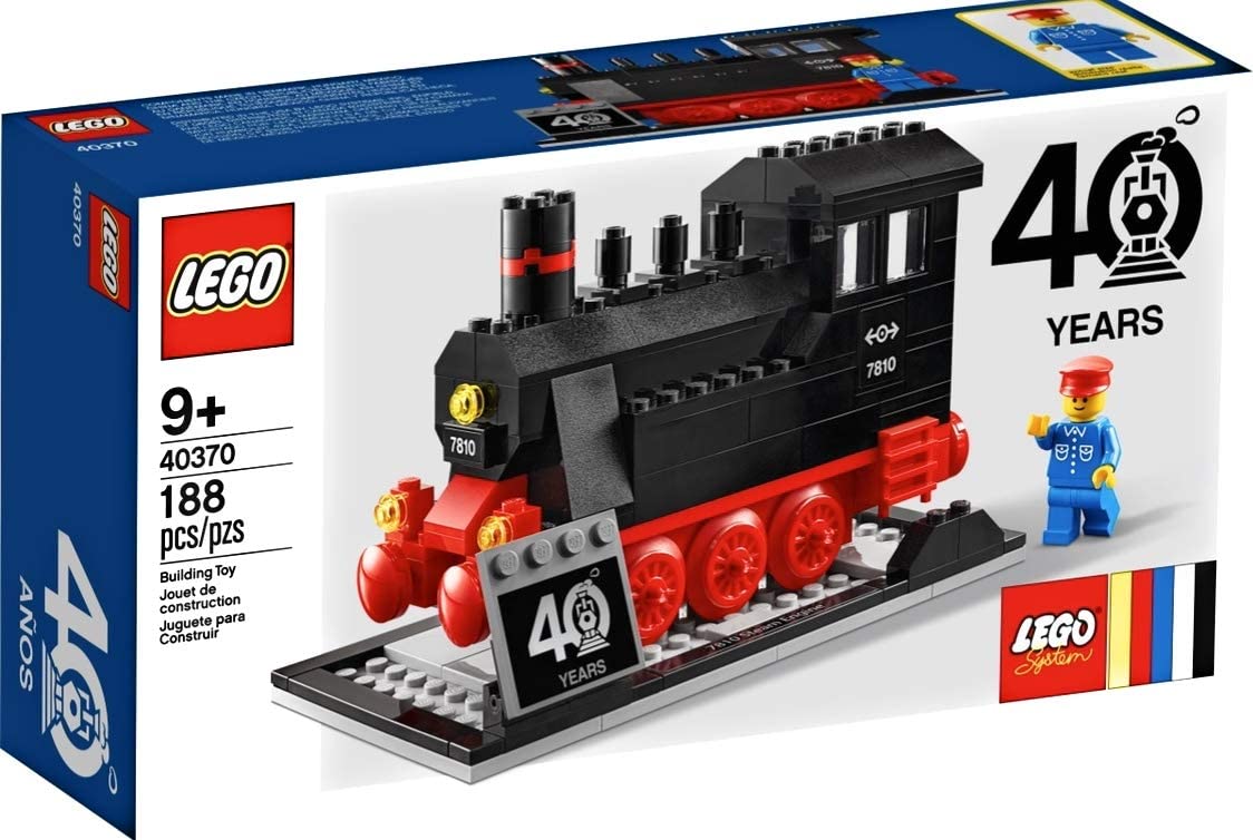 40370 Steam Engine 40 Years (Retired) (New Sealed)