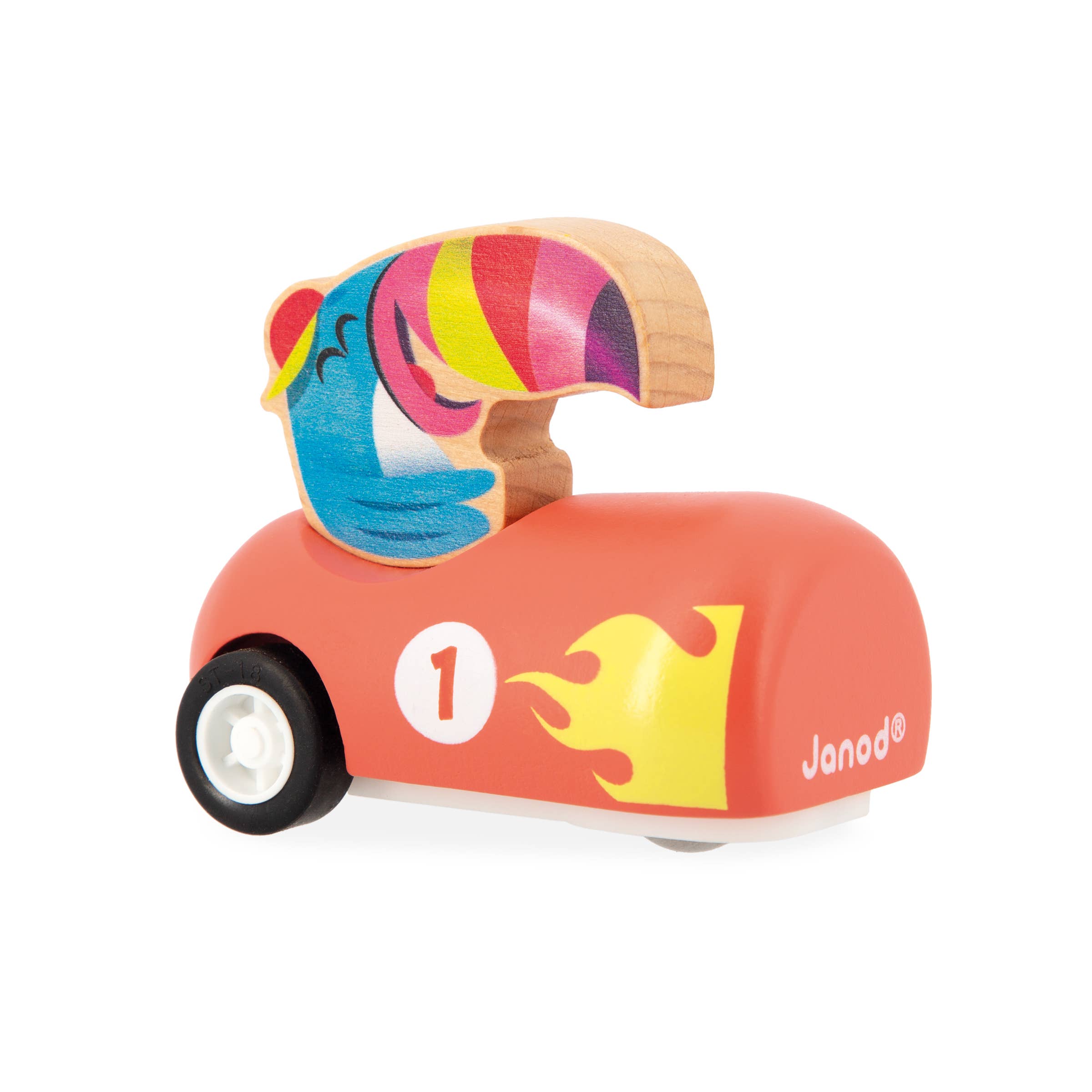 Appelpop - Wooden Pull Back Cars - Assortment