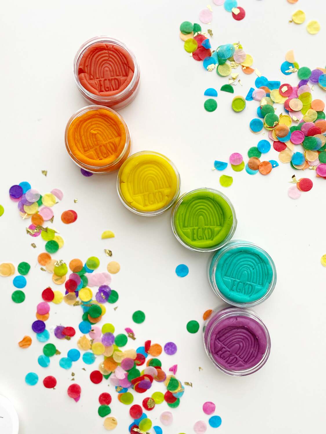 Mini Kid Dough Rainbow Set