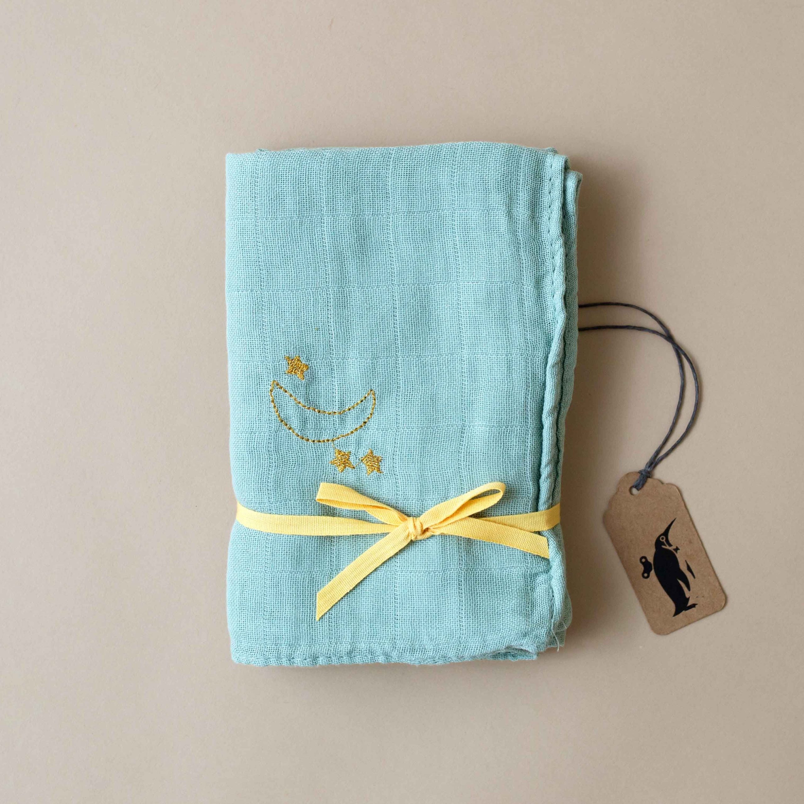 Embroidered Cotton Muslin Square | Asperge
