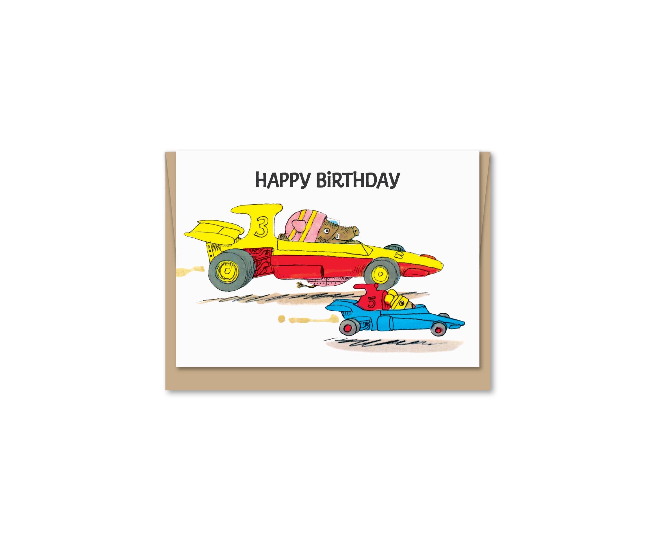 Mini Racing... | Birthday Greeting Card