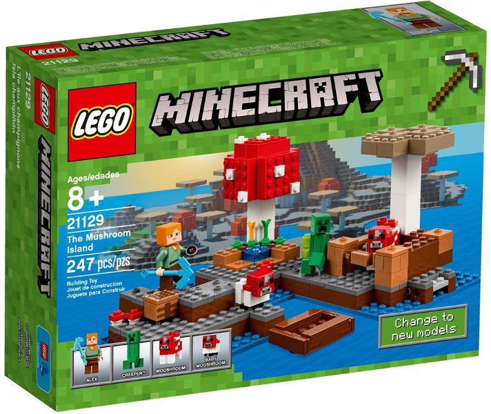 21129 The Mushroom Island, Certified in white box, Retired, Pre-Owned