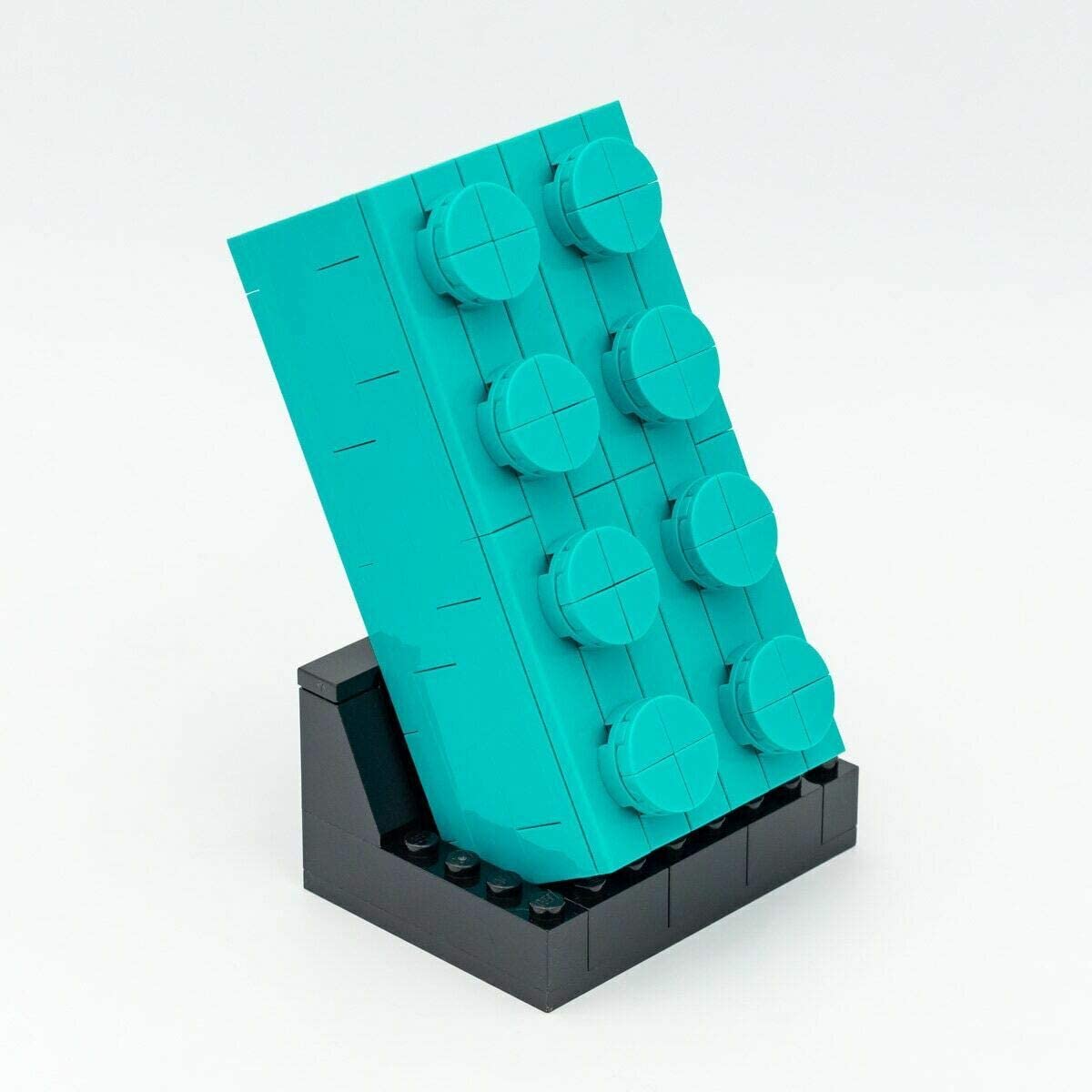 6346101 Buildable 2 x 4 Dark Turquoise Brick (Retired) (New Sealed)