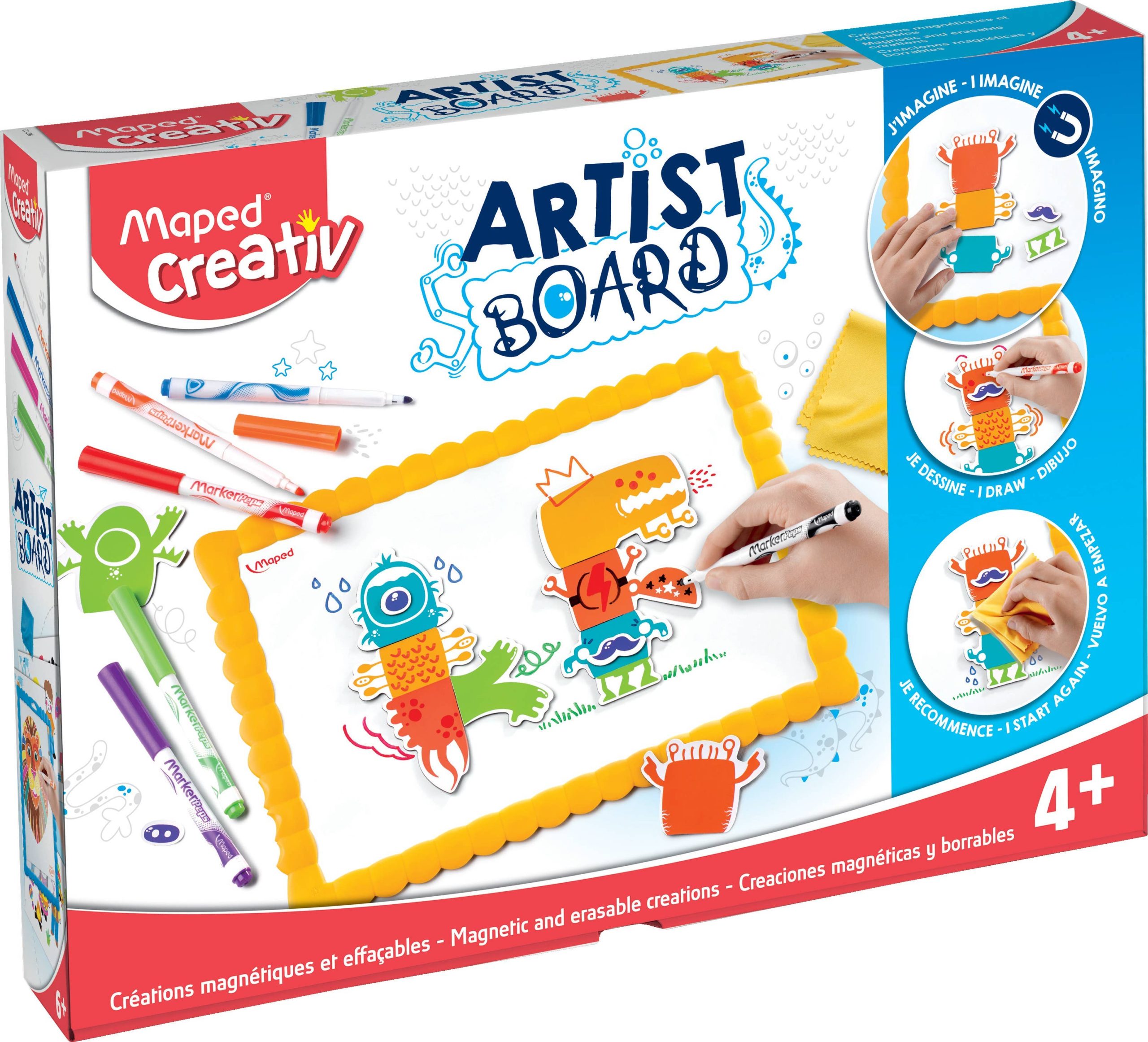 Creativ Magnetic Mix & Match Artist Board 21 Piece Kit