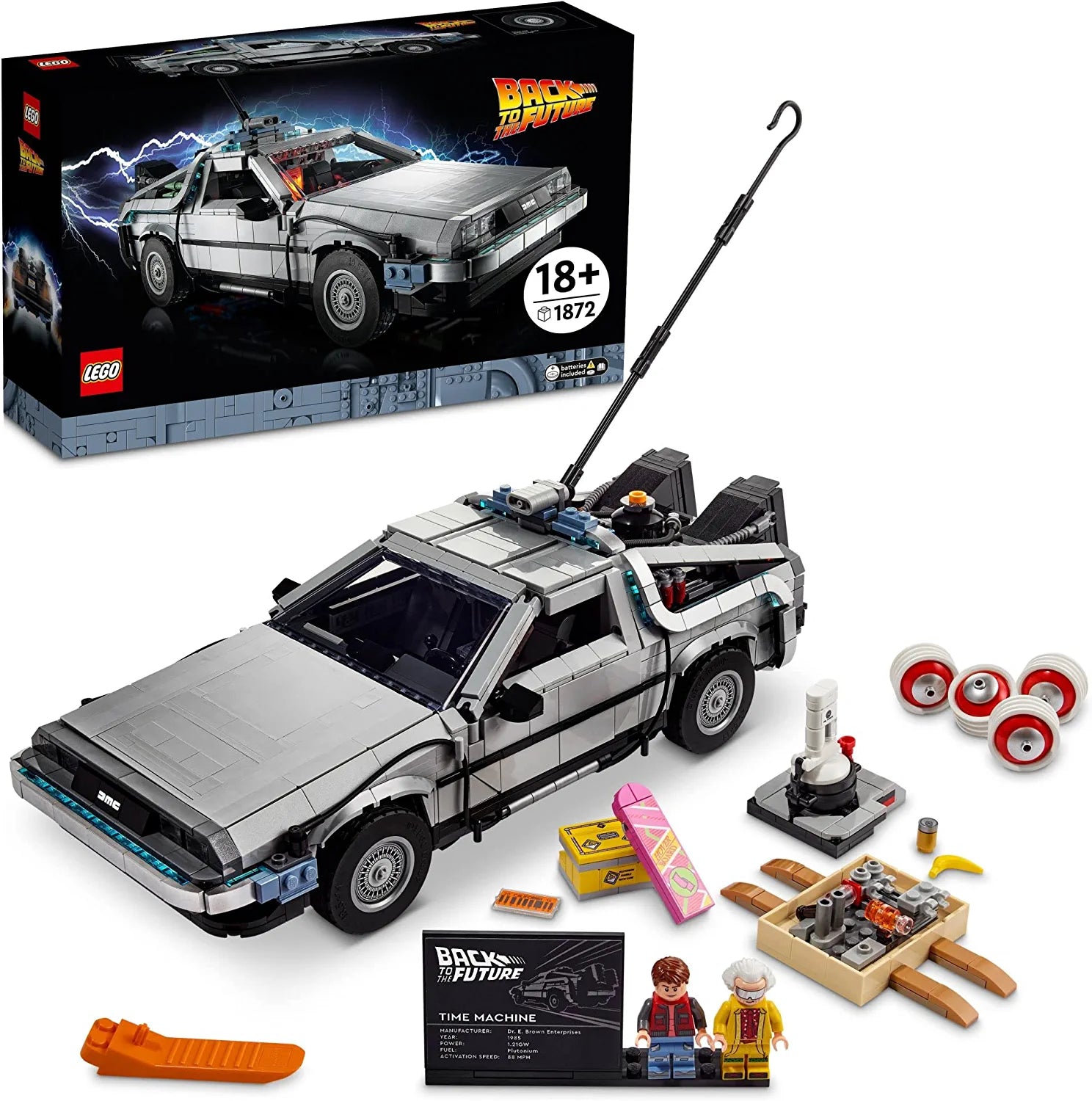 10300 LEGO Icons Back to The Future Time Machine (Certified Complete)