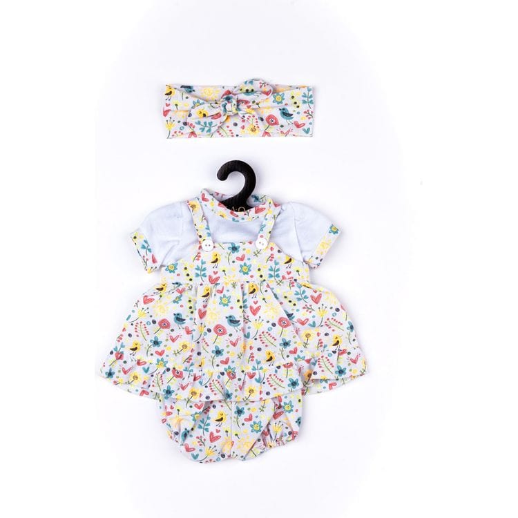 My FAO Doll Outfit - Flower and Rainbow Dungarees