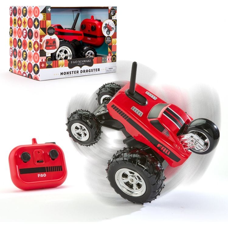 Monster Dragster Remote Control Stunt Car