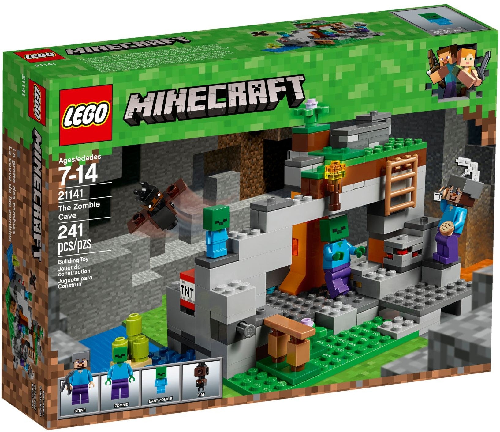 21141 The Zombie Cave (Retired) (New Sealed)