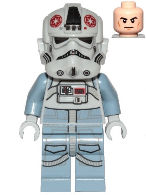 SW1104 AT-AT Driver - Dark Red Imperial Logo, Cheek Lines, Frown