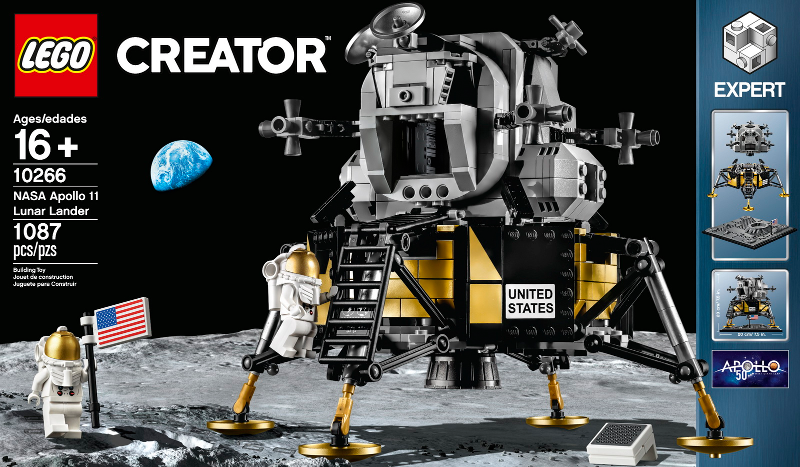 10266 NASA Apollo 11 Lunar Lander, Retired, Certified In white box, Pre-Owned