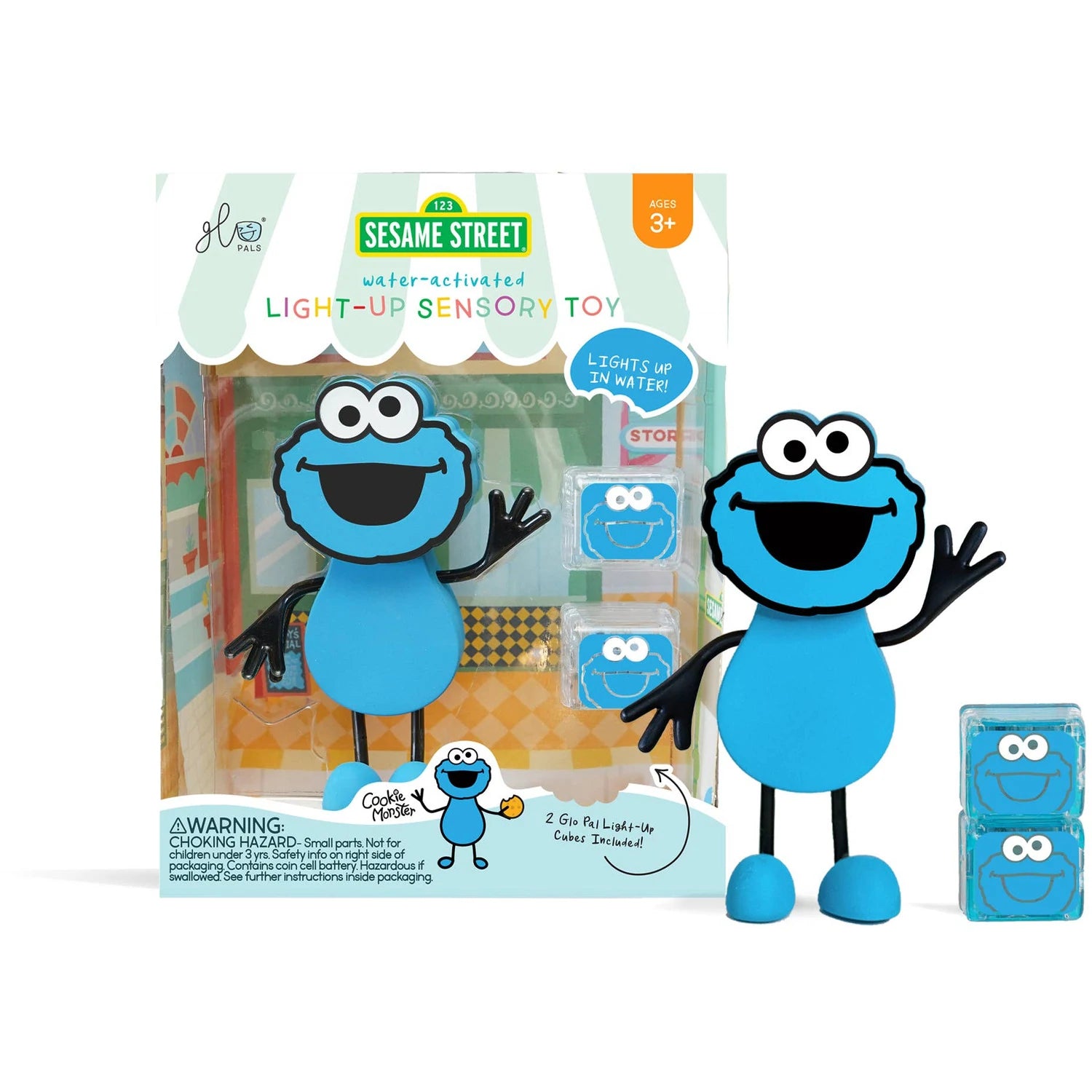 Glo Pal Light-Up Sensory Toy - Cookie Monster