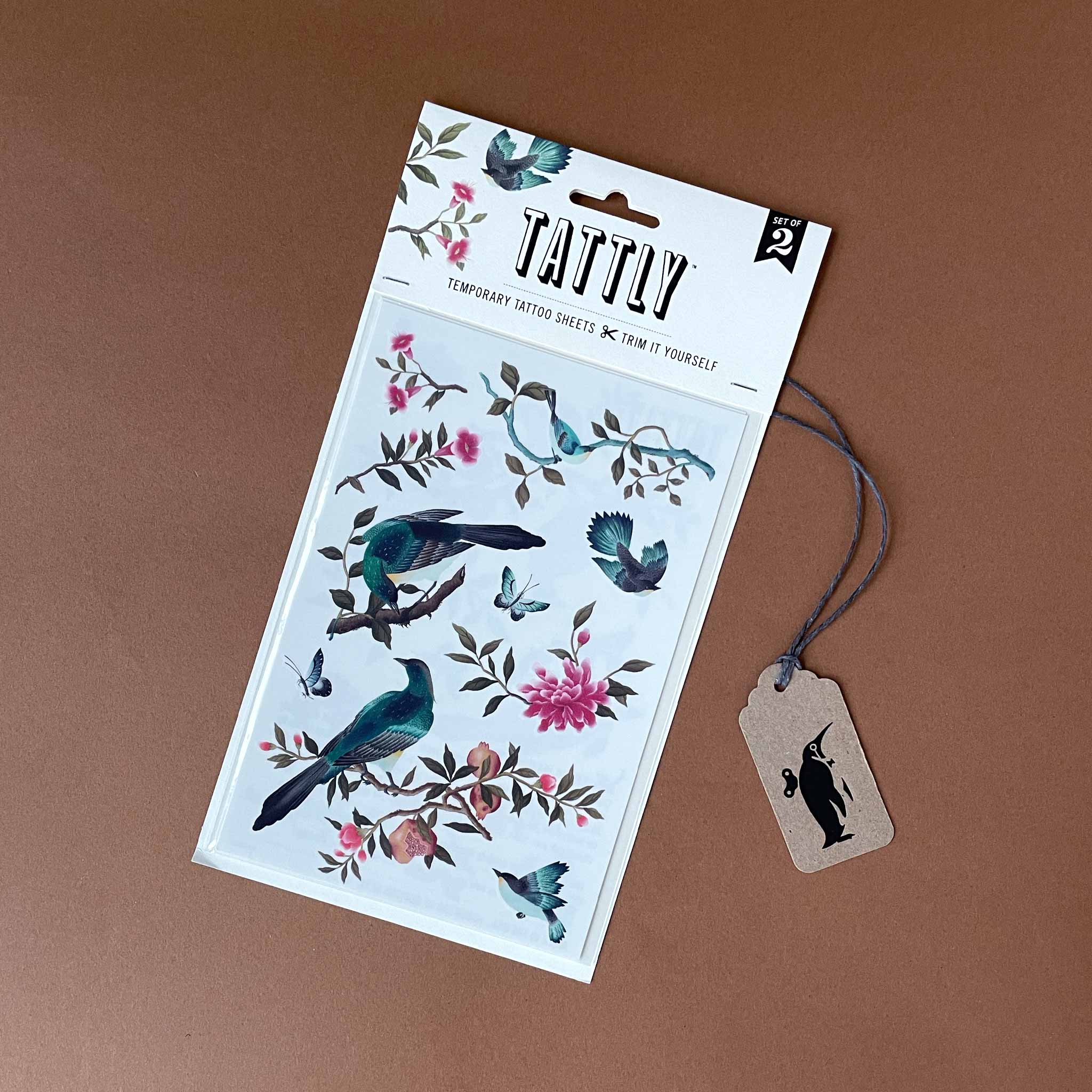 Felicity Temporary Tattoo Sheet
