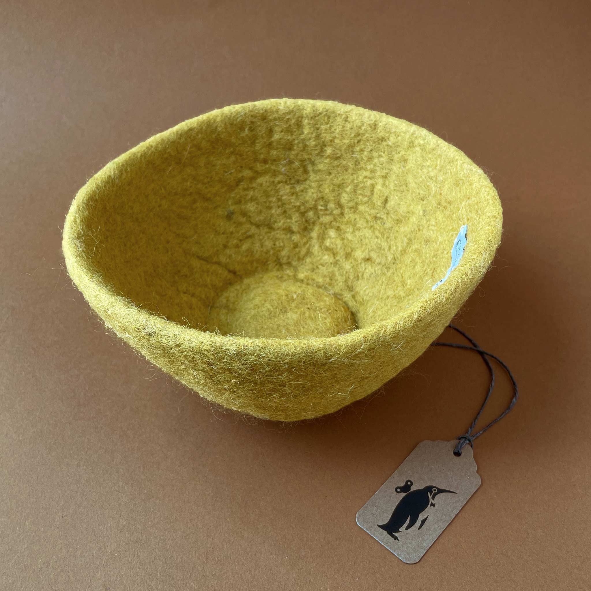 Petite Felted Bowl | Ochre