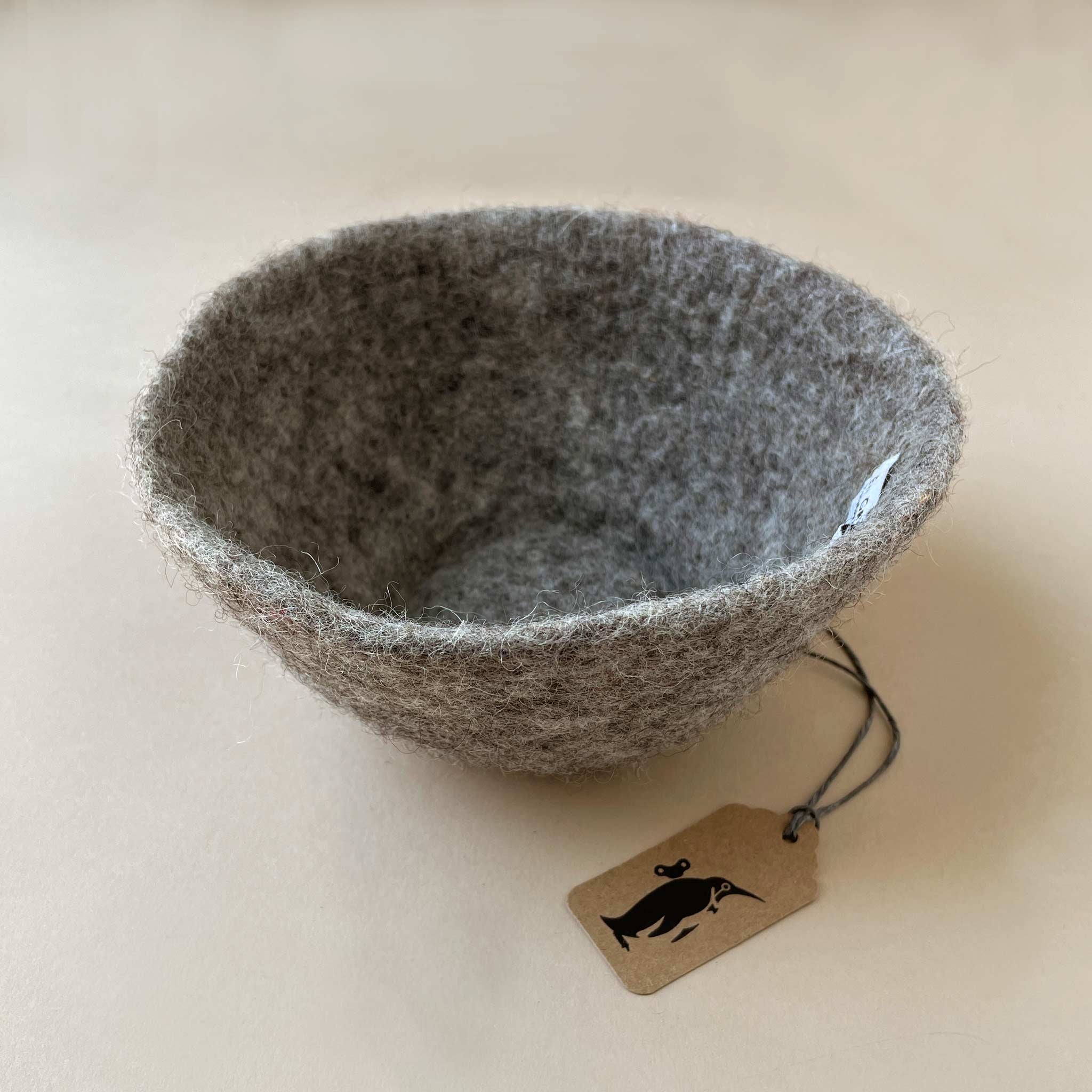 Petite Felted Bowl | Stone