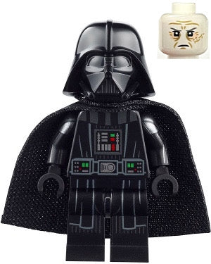 SW1249 Darth Vader - Printed Arms, Spongy Cape, White Head with Frown