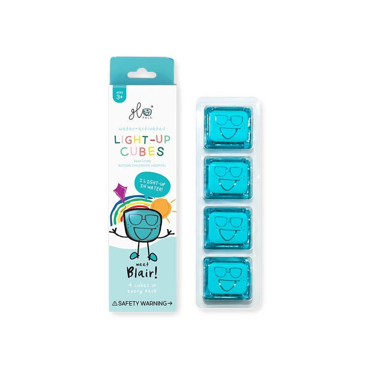 Glo Pals Blair Light Up Cubes 4pk (Blue)