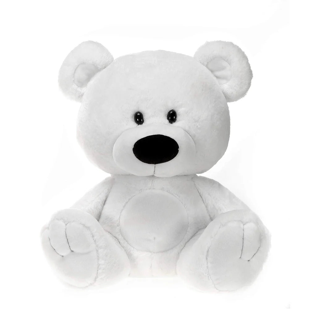 15" Sitting Bear - White