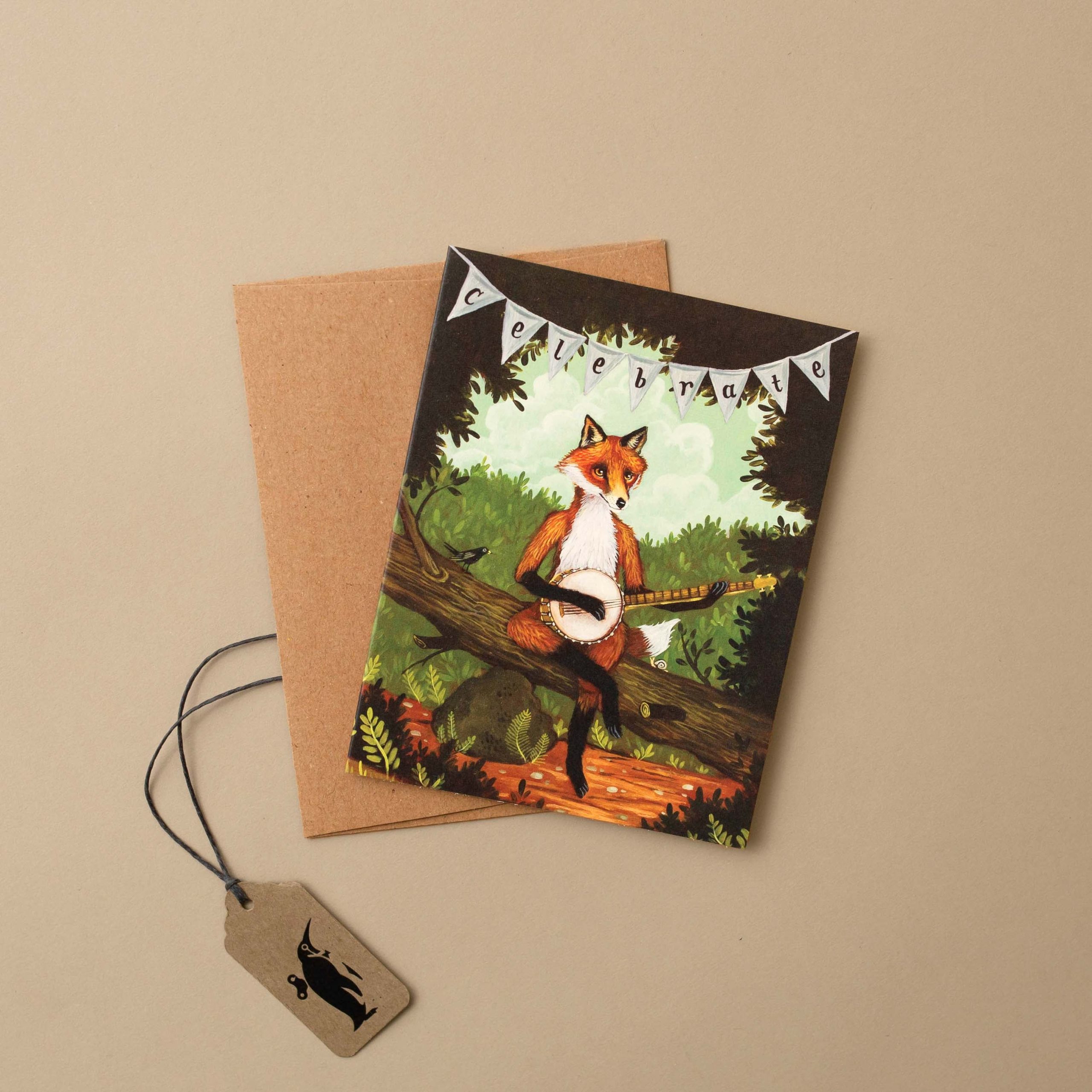 Foxy Celebration Greeting Card