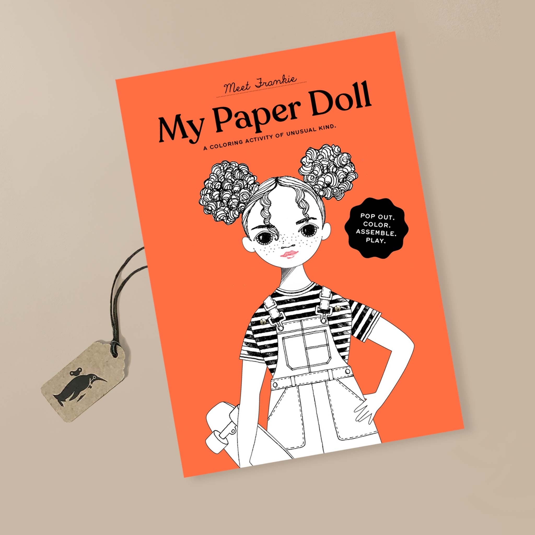 Frankie Paper Doll Coloring Kit