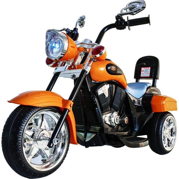 6V Freddo Toys Chopper Style Ride On Trike - Orange