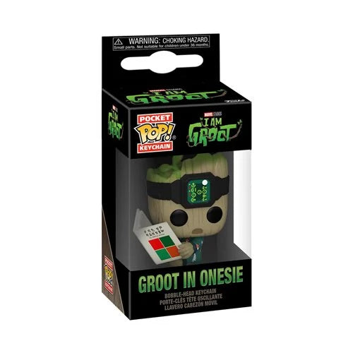 I Am Groot - Groot in Onesie Funko Pocket Pop! Key Chain