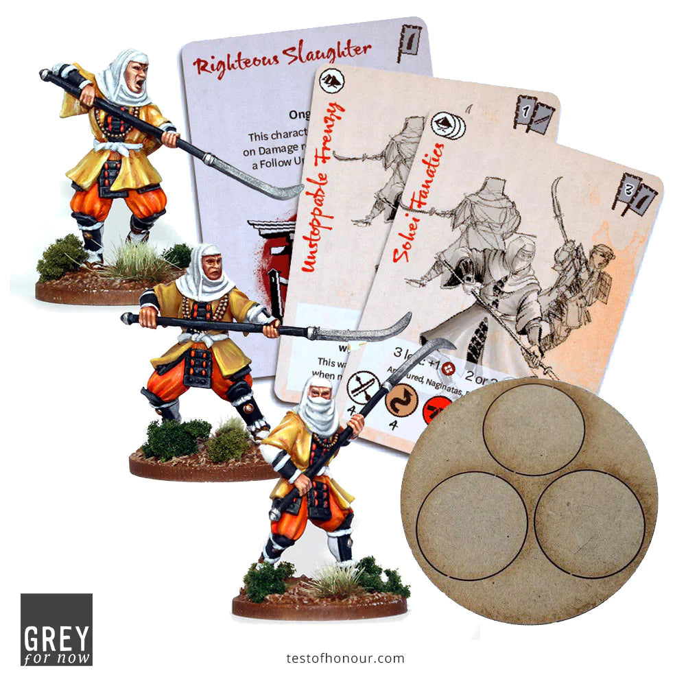 Test of Honour Sohei Fanatics 28 mm Scale Metal Figures