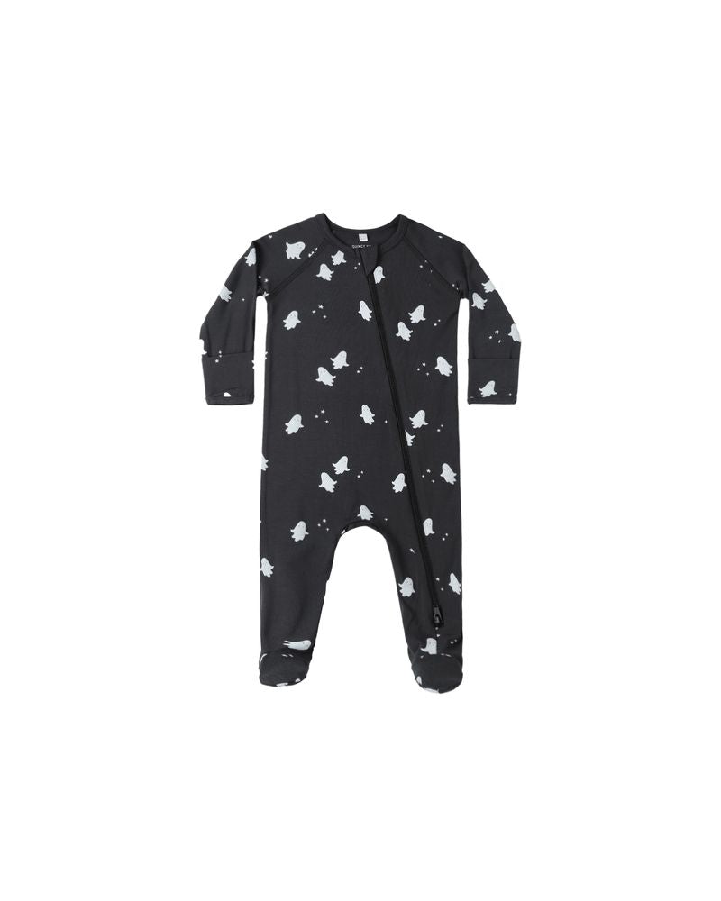 Quincy Mae Bamboo Zip Footie