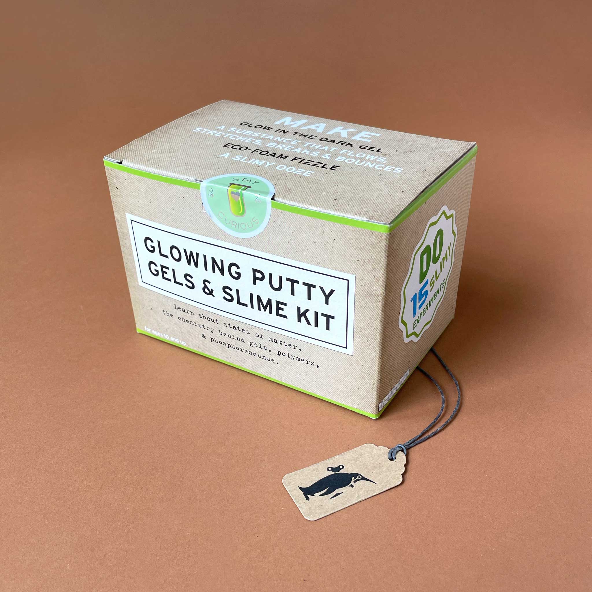 Glowing Putty, Gels & Slime Experiment Kit