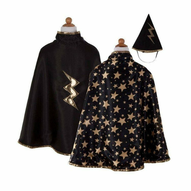 Reversible Wizard Cape & Hat - Size 4-6 Years
