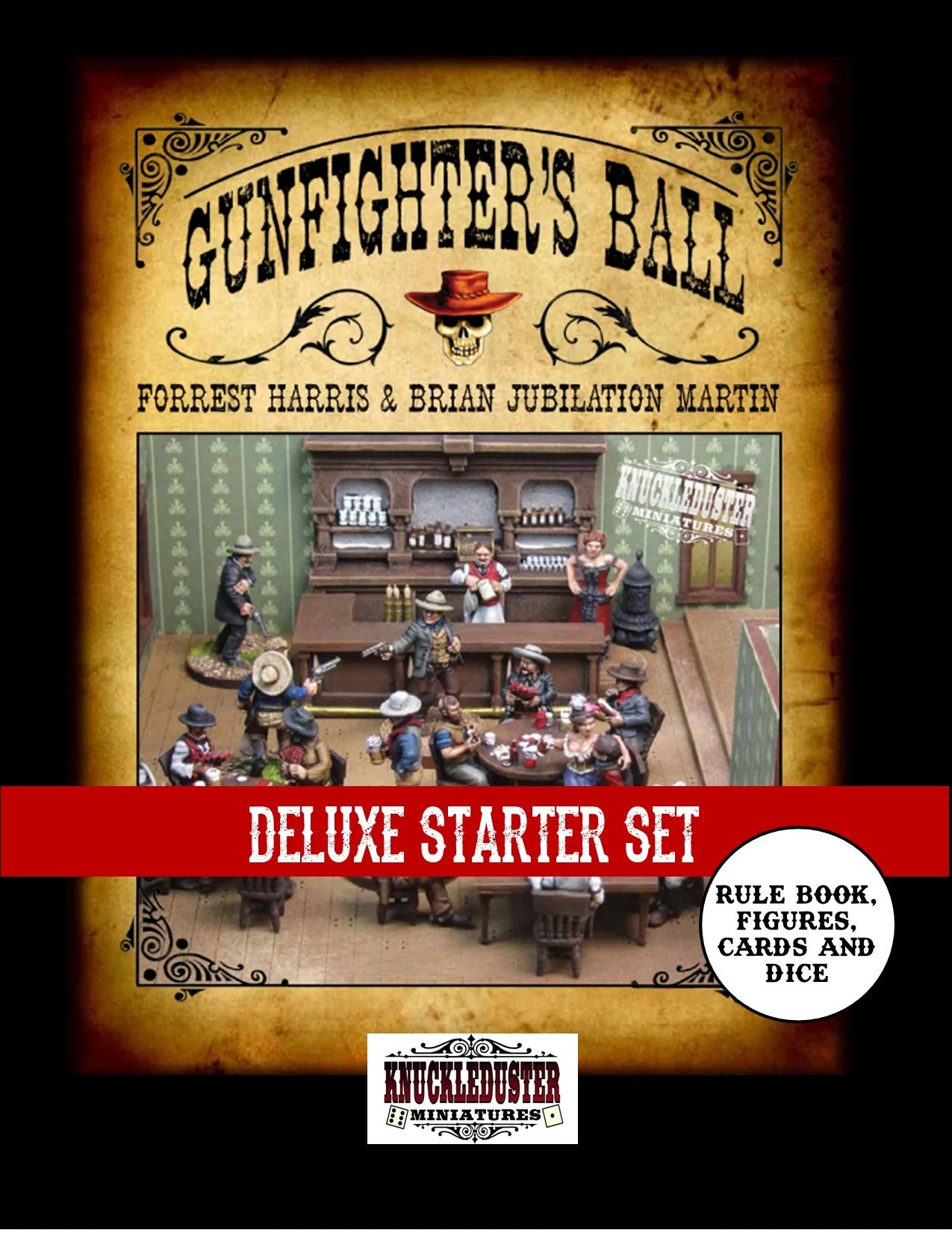 Knuckleduster Miniatures - Gunfighter’s Ball Deluxe Starter Set 28mm Scale Old West Skirmish Game