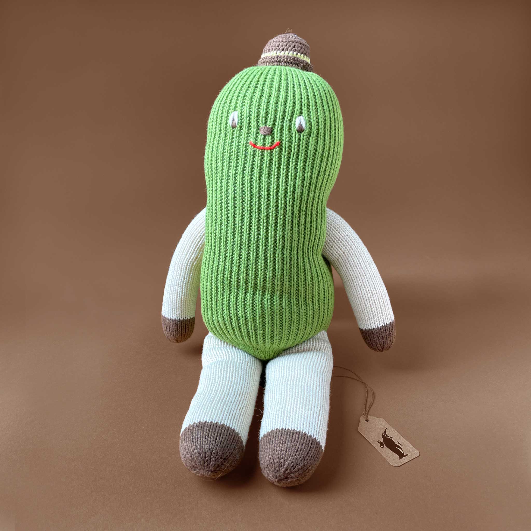 Hand-Knit Pickle Doll