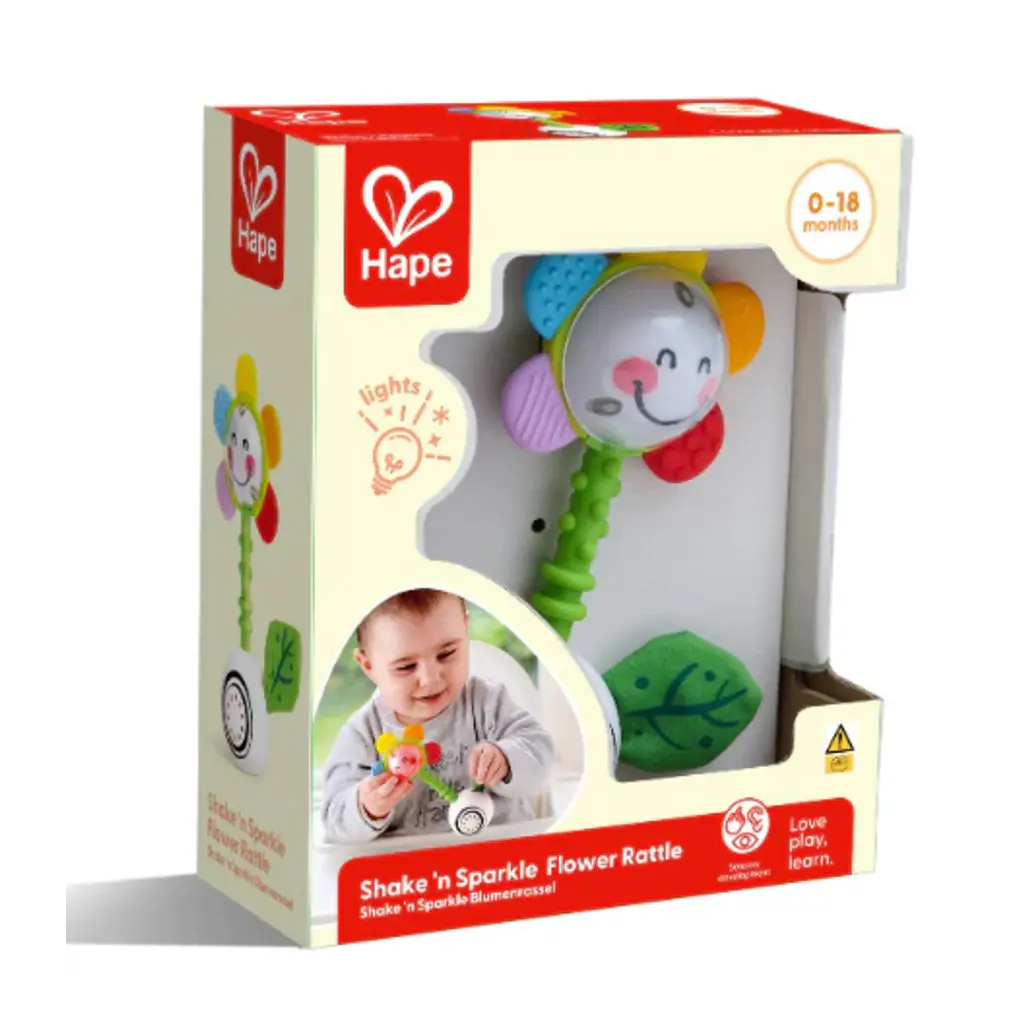 Shake n' Sparkle Flower Rattle