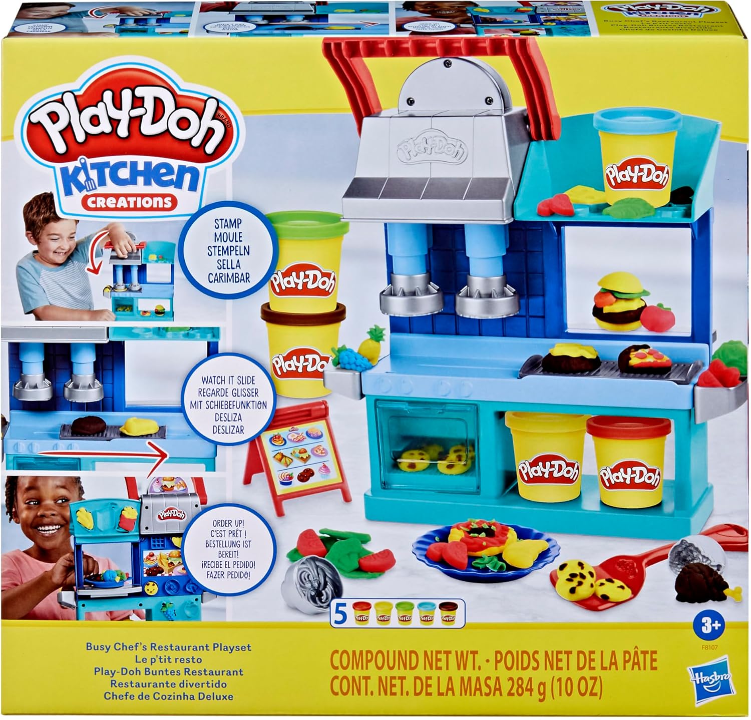 Play-Doh Kitchen Creations Busy Chef's Restaurant Playset