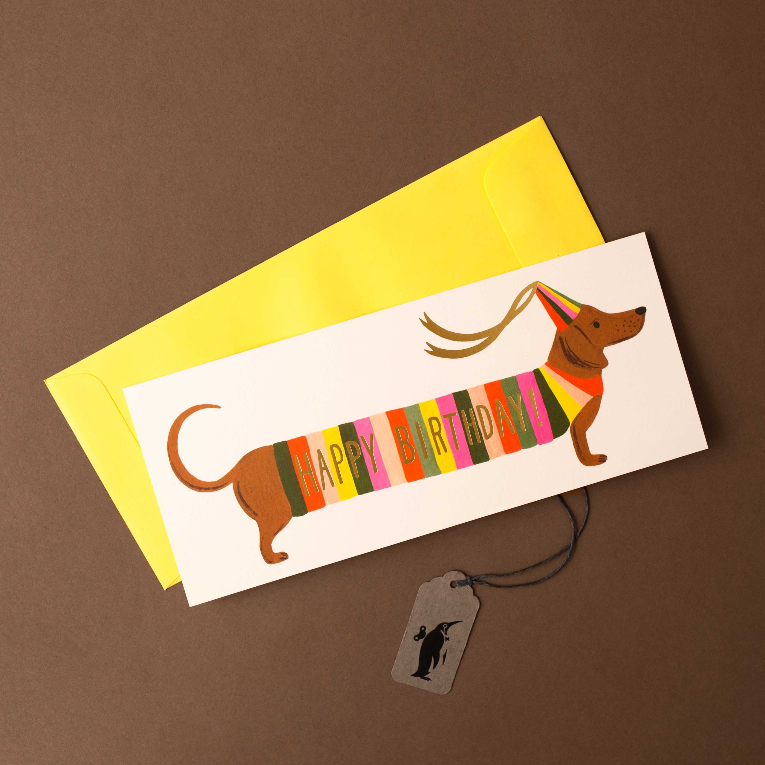 Hot Dog Birthday No. 10 Greeting Card