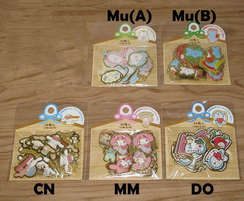Japan Sanrio My Melody / Cinnamoroll / Doraemon Sticker Pack (New Year)